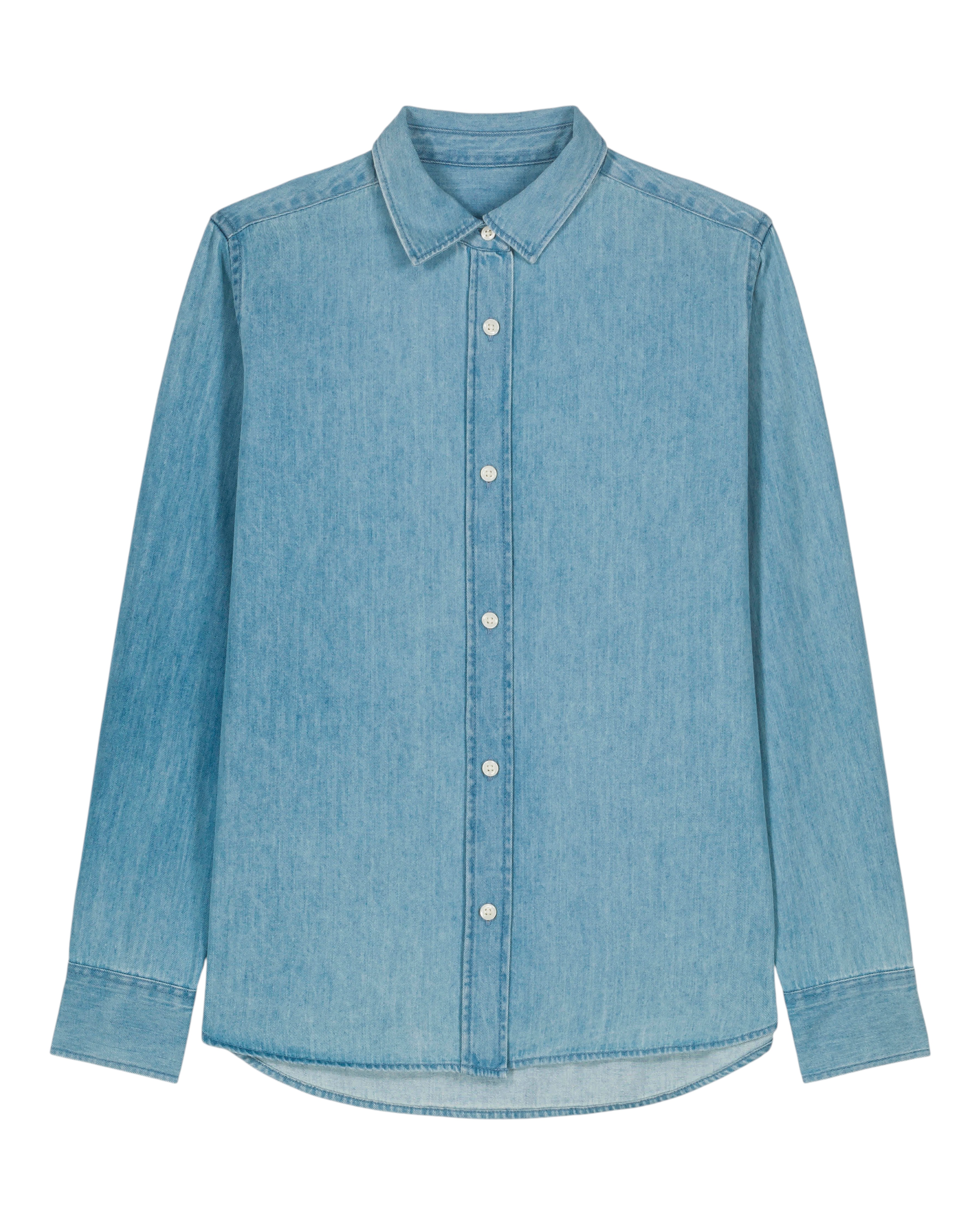Дамска риза Stella Denim Shirt — Light Wash