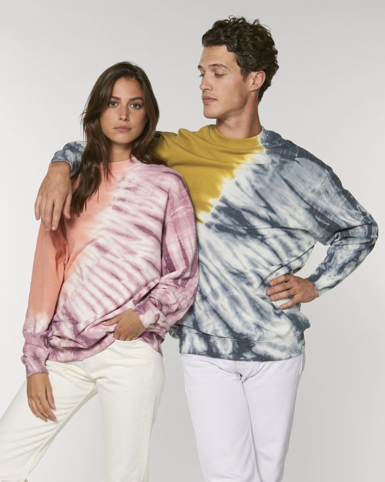 Firer Unisex Tie and Dye Sweatshirt STSU852 Stanley/Stella Firer Unisex Tie and Dye Sweatshirt STSU852 Stanley/Stella
