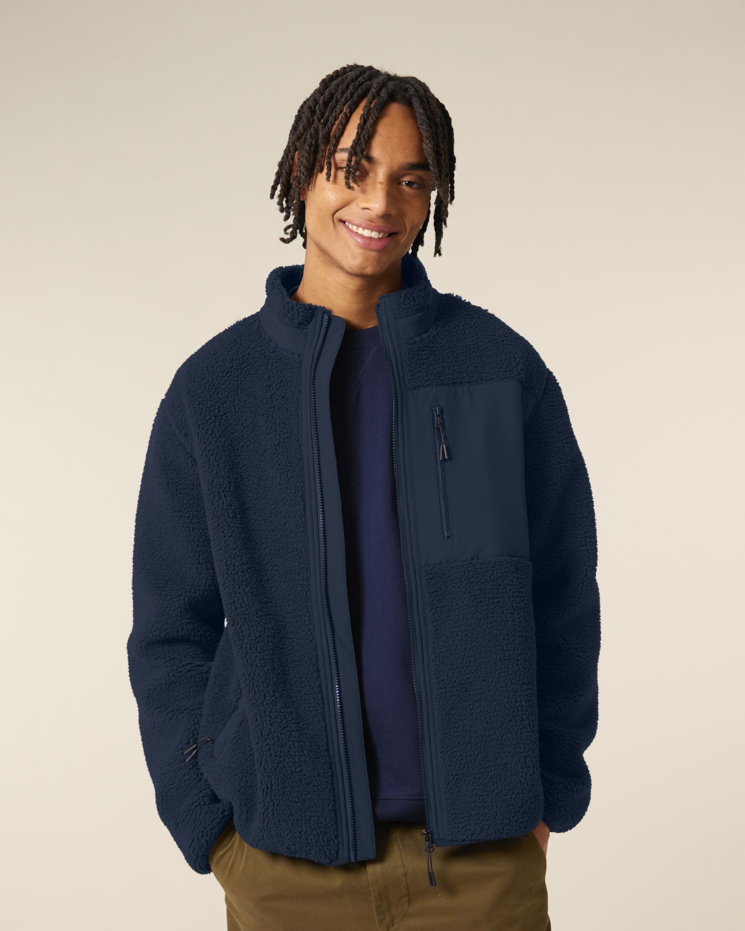 Picture of The unisex relaxed fit sherpa jacket
