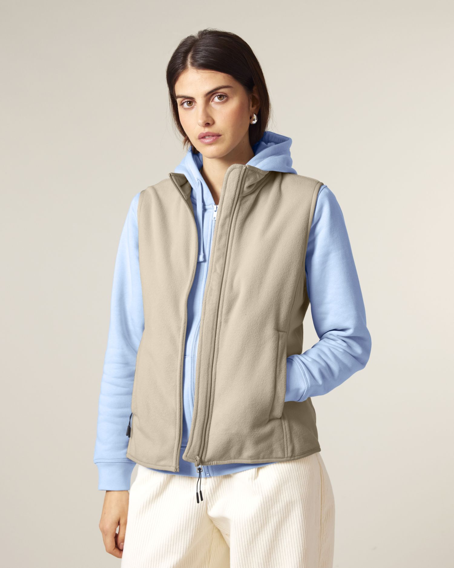 Stanley/Stella STJW241 Stella Quester Damen ärmellose Fleece-Jacke besticken lassen