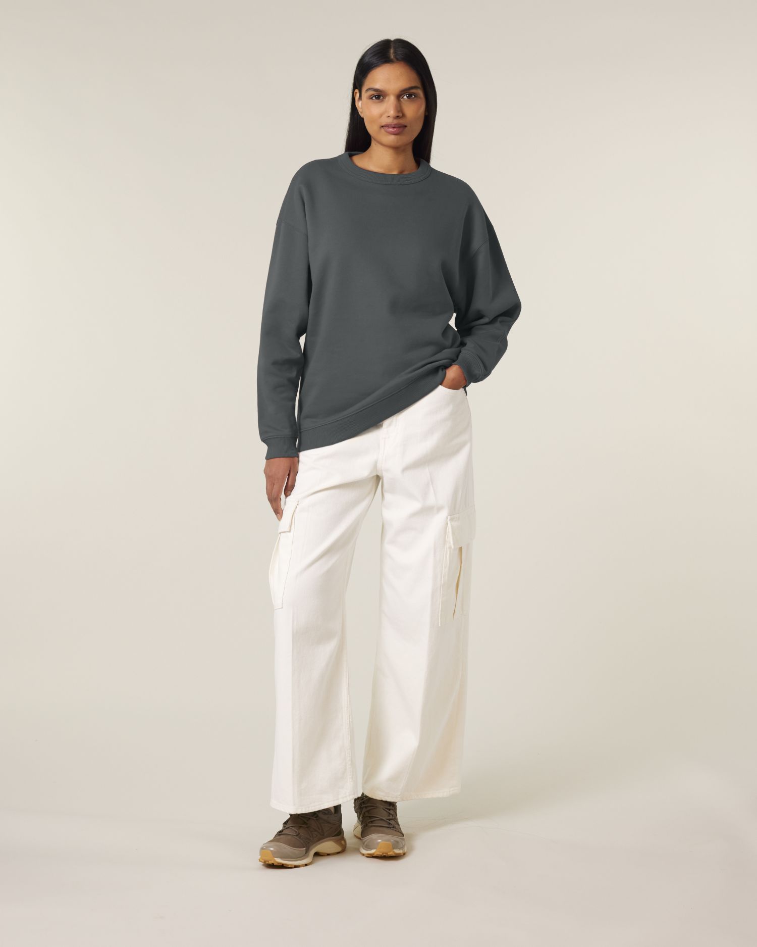 Picture of The oversized women's crew neck sweatshirt