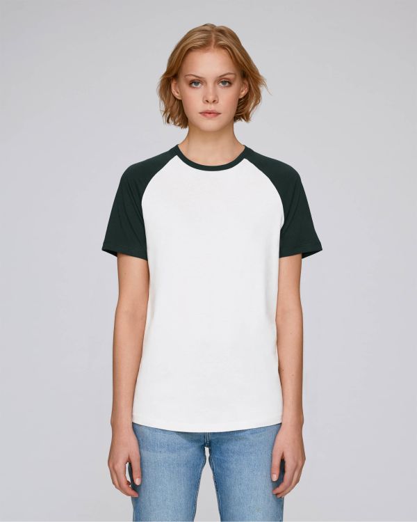 Baseball Short Sleeve - Le T-shirt manches contrastées unisexe