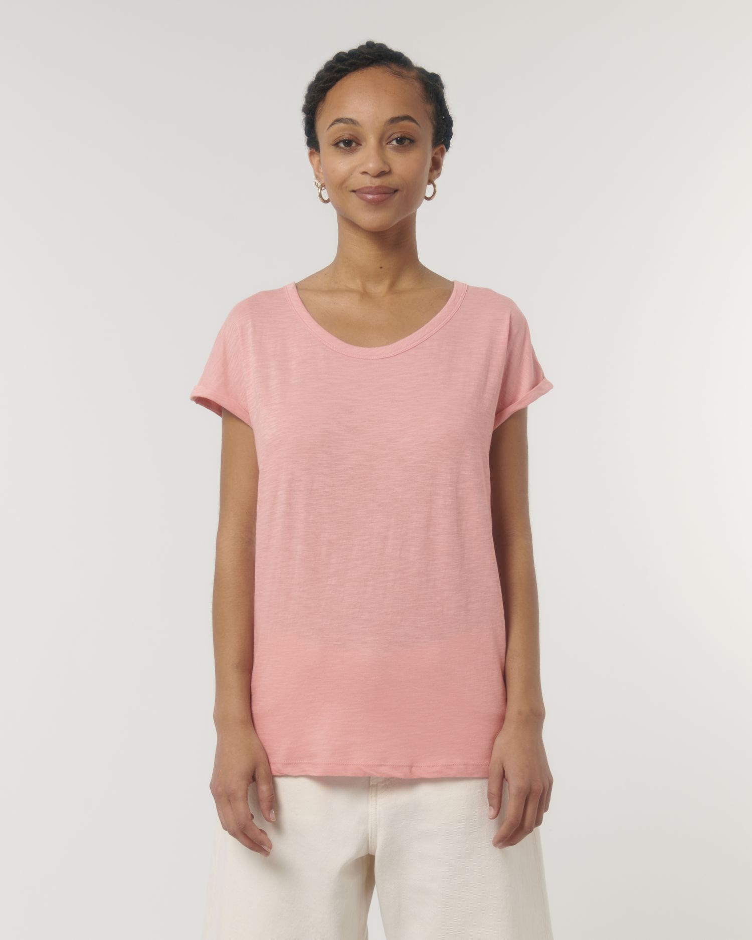 Stella Rounder Slub: The women's rolled sleeve slub t-shirt - with ...