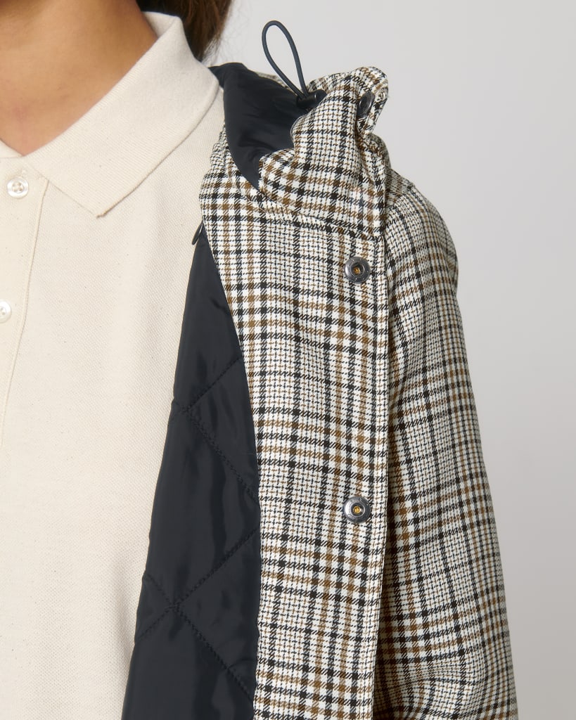 8 Padded Parker Tweed
