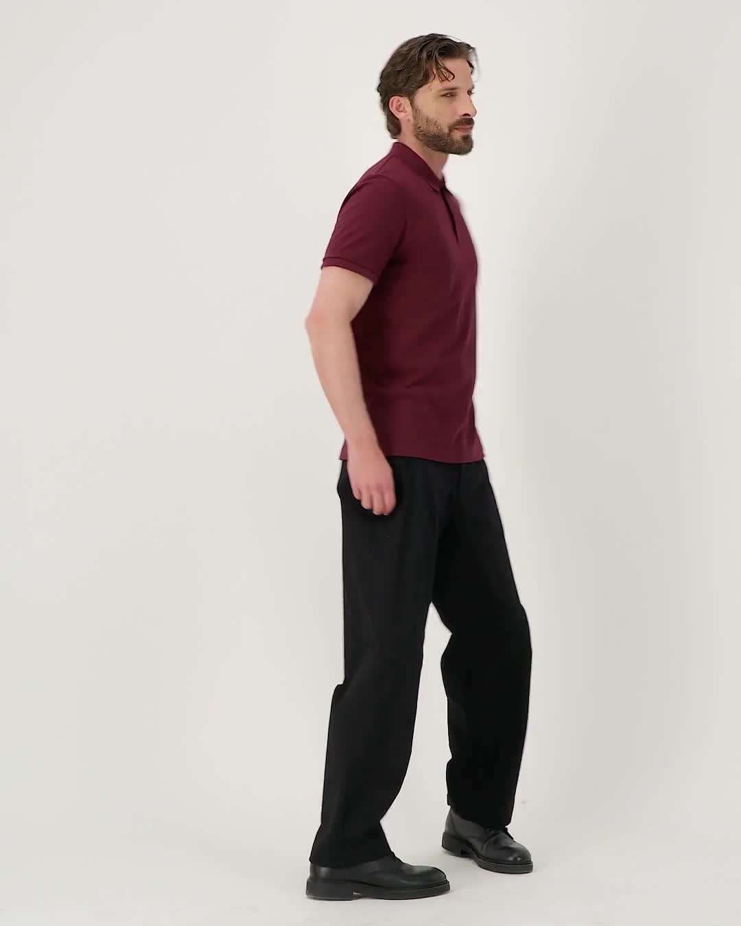 STANLEY COASTER - BLACK - POLOS SHORT SLEEVES - MEN