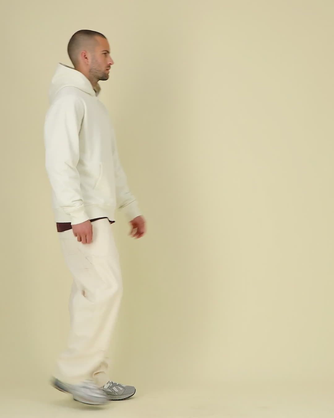 CHASER - GROUNDED BEIGE - SWEATSHIRTS HOODIE - UNISEXO