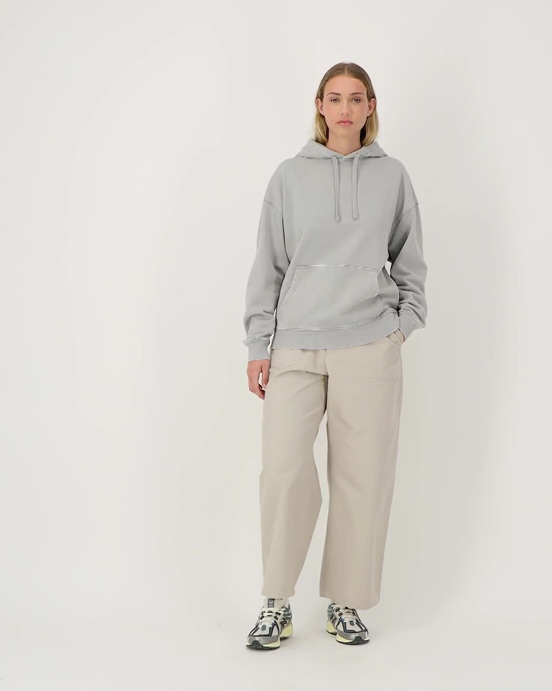 SLAMMER 2.0 VINTAGE - G. DYED BLUE STONE - SWEATSHIRTS HOODIE - UNISEKS