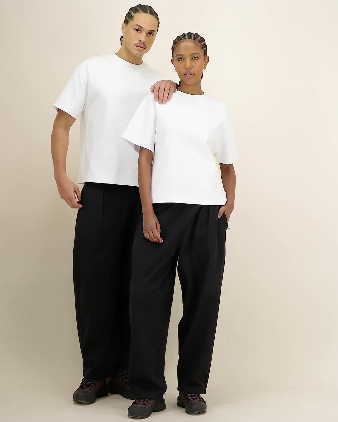 HAZENER - PEBBLE BLUE - TEE-SHIRTS SHORT SLEEVES - UNISEXE