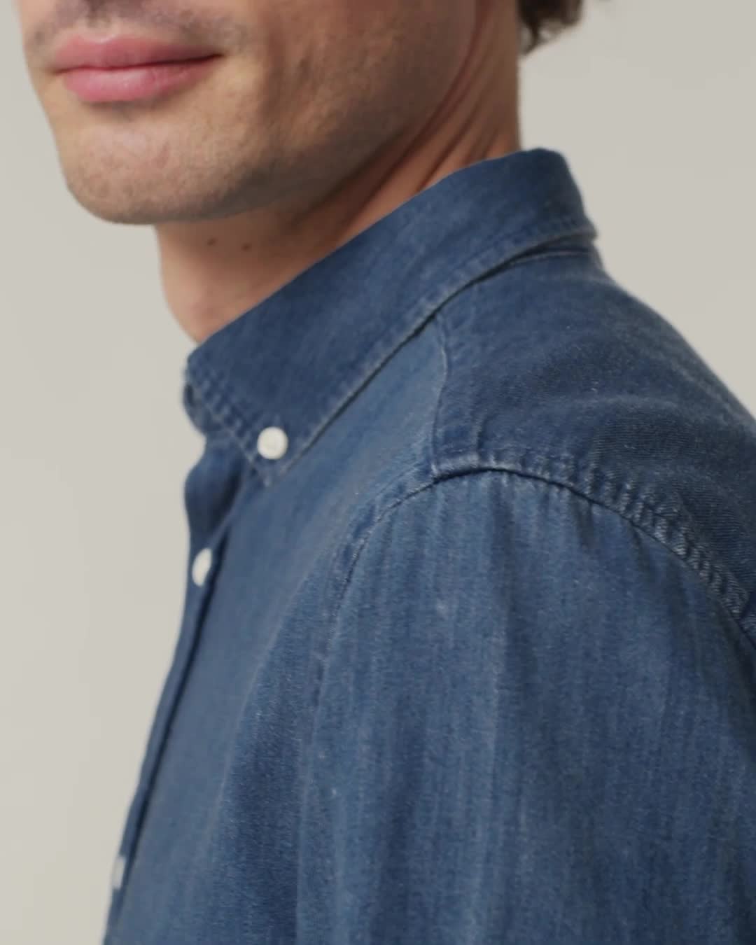 STANLEY DENIM SHIRT - LIGHT WASH - SHIRTS DENIM - MEN