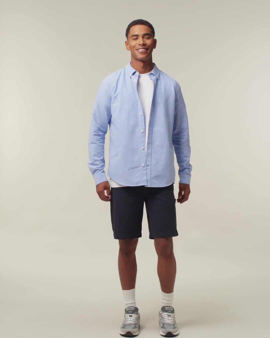 STANLEY OXFORD SHIRT - BLACK - SHIRTS NON DENIM - HOMBRES