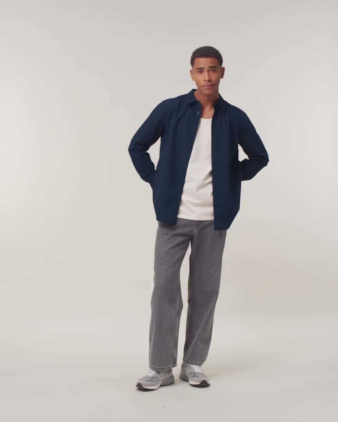 STANLEY STYLER SHIRT - BLACK - SHIRTS NON DENIM - MANNEN