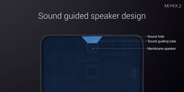 mi mix 2 speaker