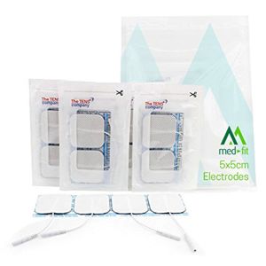 12 Self Adhesive Tens Electrodes 5 x 5cm in a pack of 3