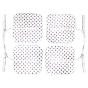 Wired Tens Machine Electrodes - 5 x 5 cm - 6 Packs of 4 Electrodes (24 Electrodes) - Self Adhesive