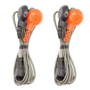 TENS Leads Pack of Two Flexible Cables - 3.5mm stud connectors 