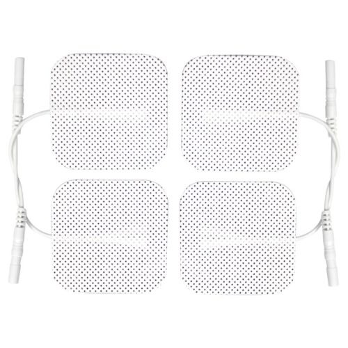Wired Tens Machine Electrodes - 5 x 5 cm - 6 Packs of 4 Electrodes (24 Electrodes) - Self Adhesive