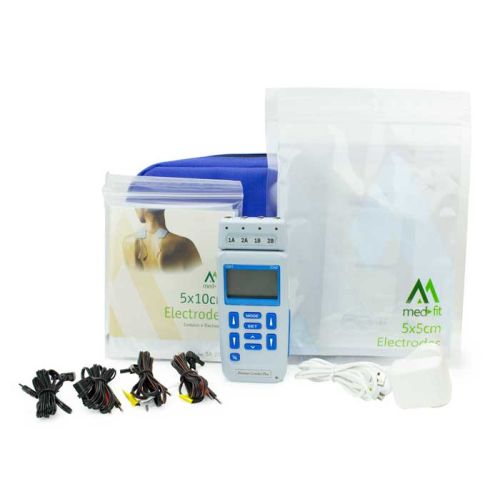 MedFit Premier Dual Control 4 Channel TENS Machine fully