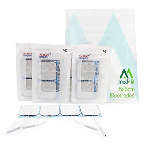 Wired Tens Electrodes - 5 x 5 cm - 40 Electrodes