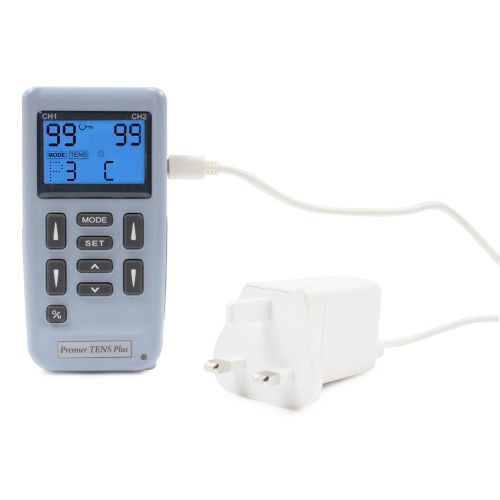 Dual Premier Tens machine with plug Dual Premier Tens machine with plug attached