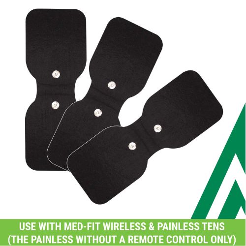 Black TENS Wireless Large Lumbar Electrodes