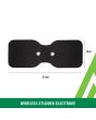 21 x 8 cm Black Tens Electrodes 21 x 8 cm Black Tens Electrodes