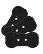 Black Wireless Lumbar Electrodes -16 x 8cm Black Wireless Lumbar Electrodes -16 x 8cm