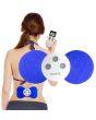 Mini Wireless TENS & EMS machine with oval blue electrodes