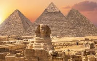 Visit Great Pyramids of Giza & the Egyptian Museum.