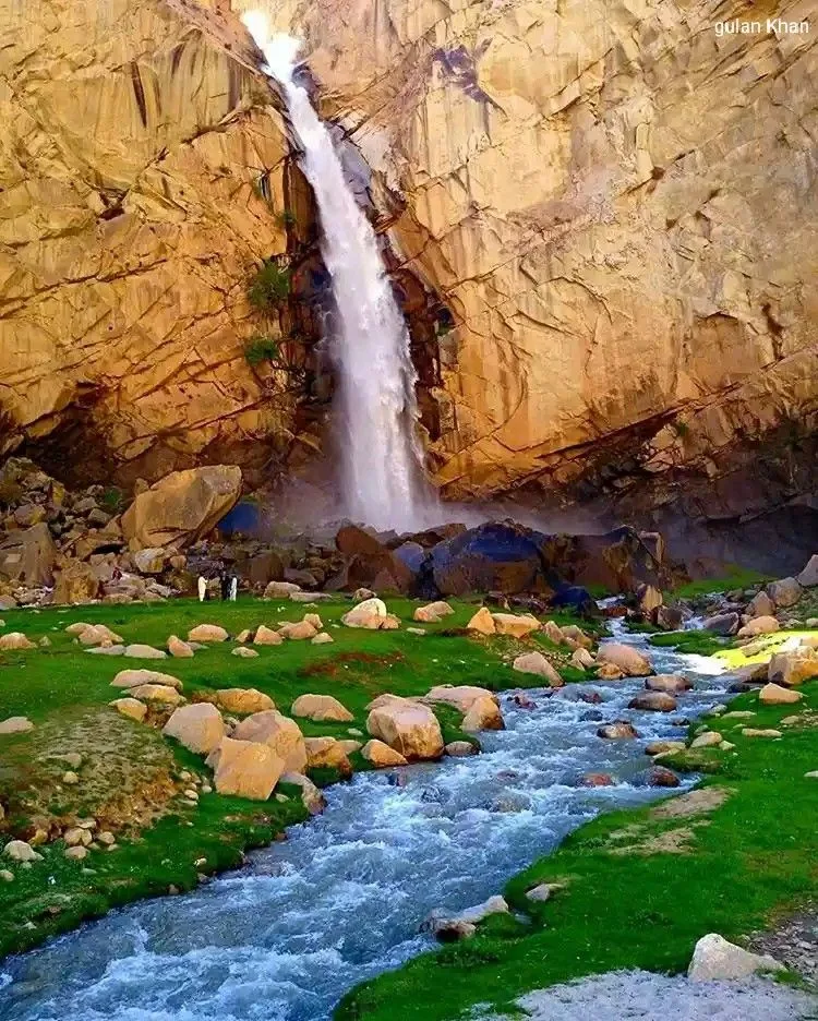 Khamosh waterfall a stunning waterfall in pakistan