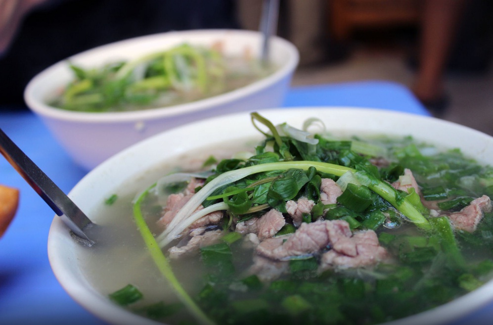 hanoi special noodle soup pho bo