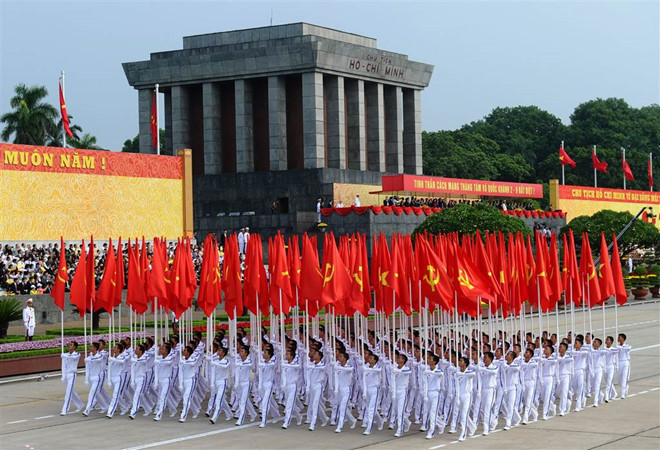 national parade on Vietnamese national day