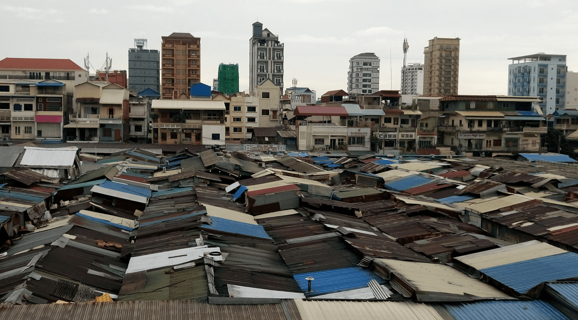 the market is covering a huge area