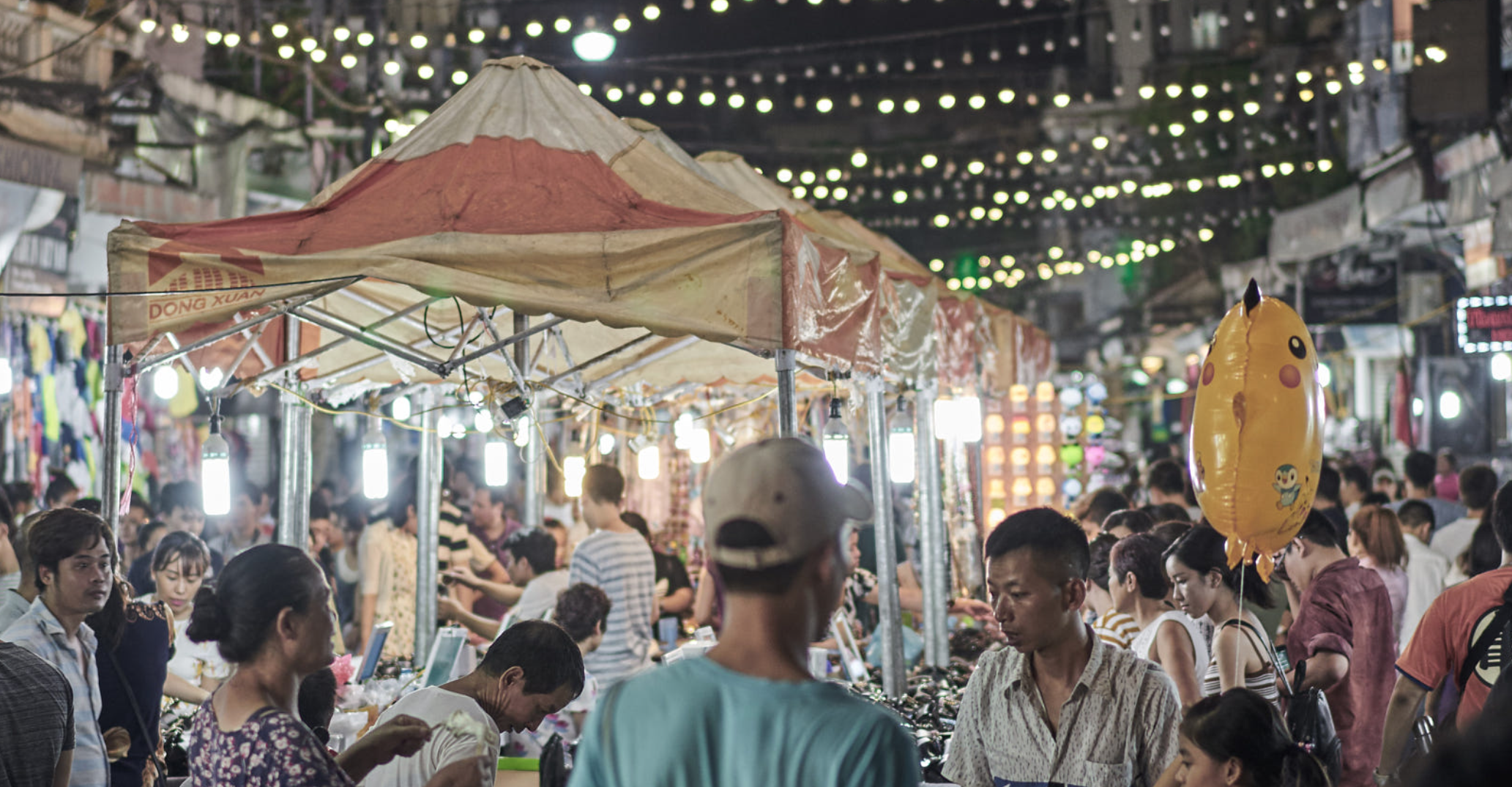 night market Hanoi Vietnam