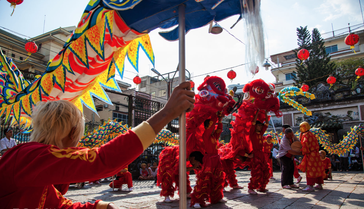 vietnamese lion dance