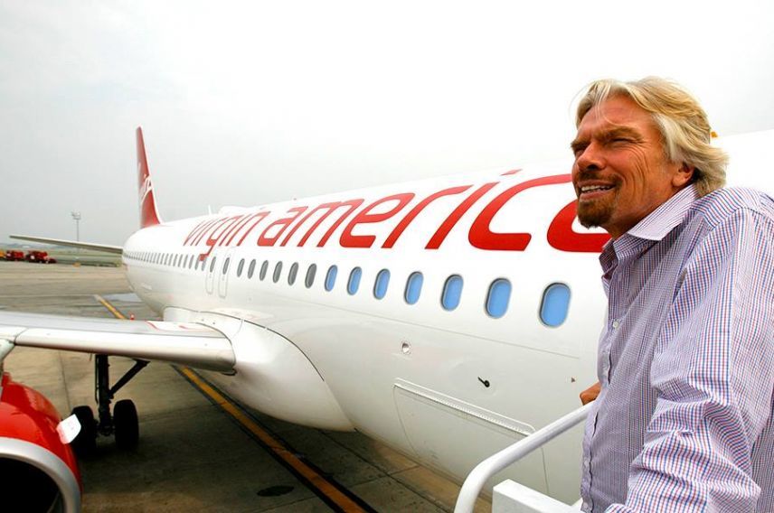 Sir Richard Branson and Virgin America