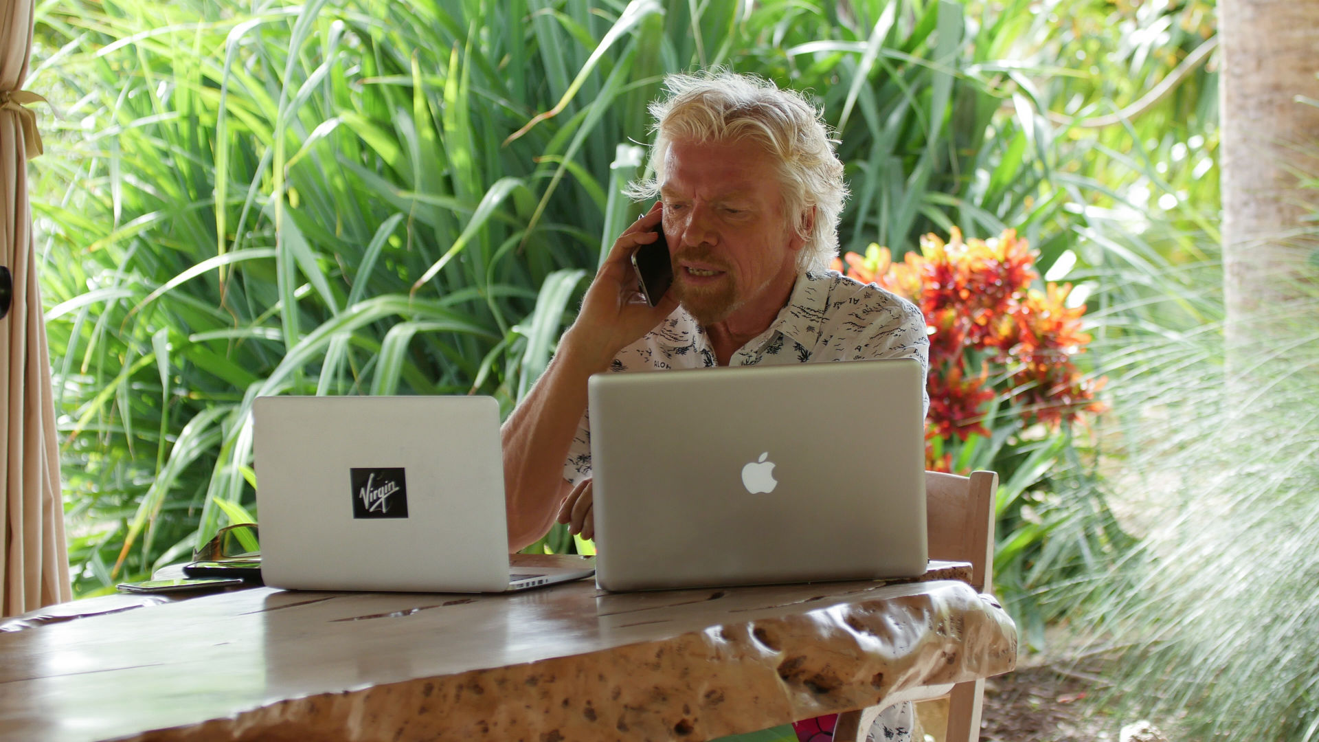 Richard Branson laptop Richard Branson laptop