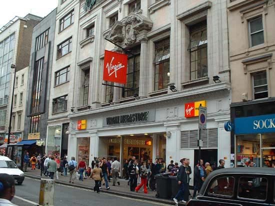 Virgin Megastore Oxford Street London