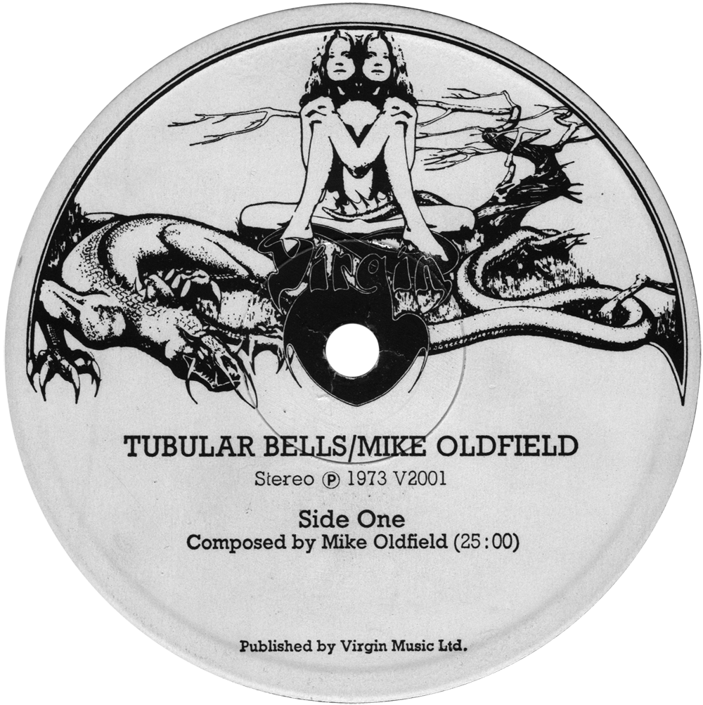 Mike Oldfield's Tubular Bells Virgin Records label