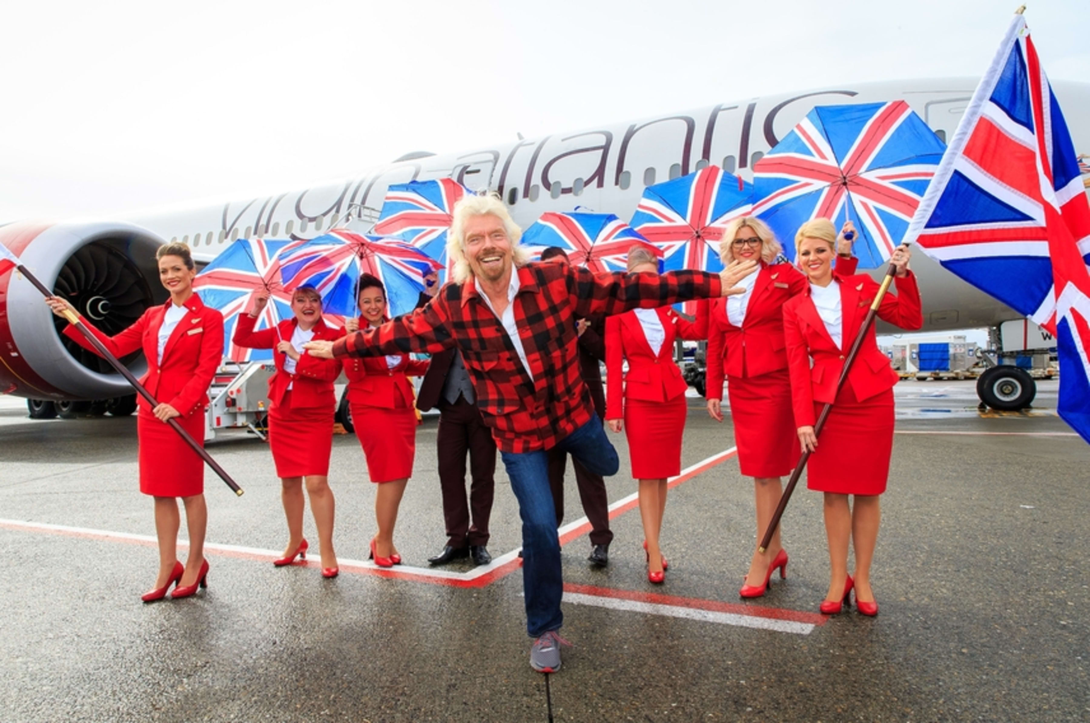 Celebrating 35 Years Of Virgin Atlantic Virgin