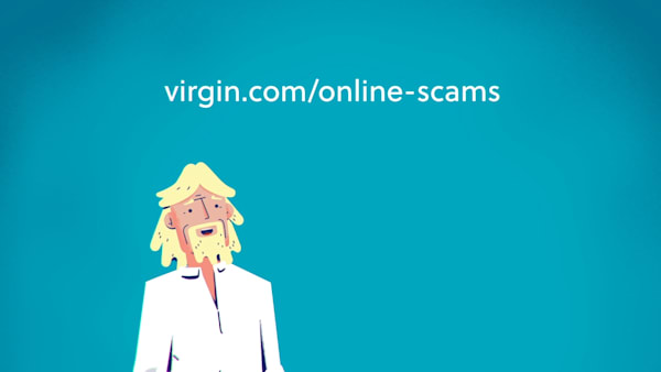 Virgin's report-a-scam portal 