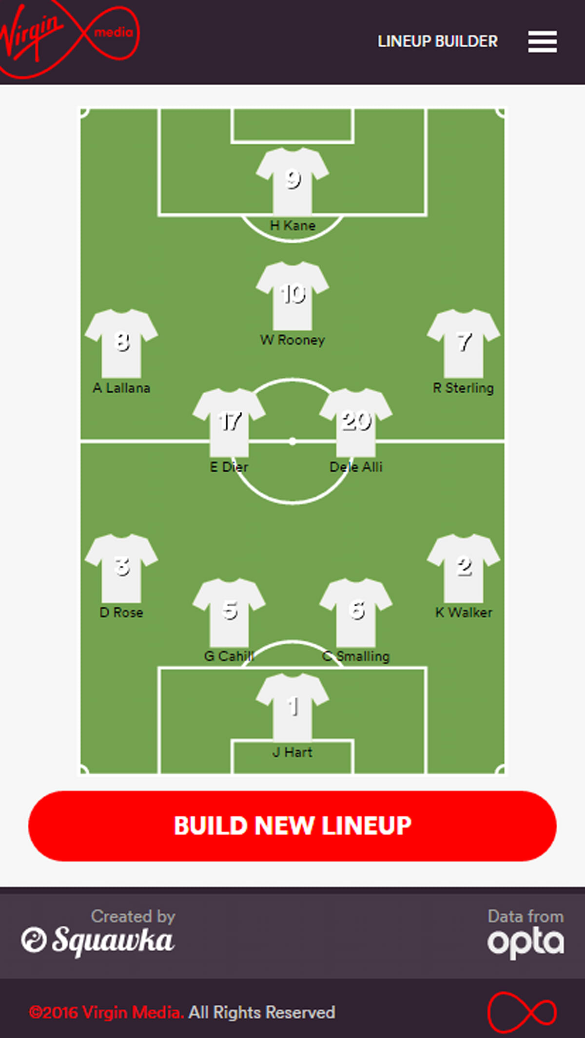 create your dream team for euro 2016 with virgin medias soccer lineup maker