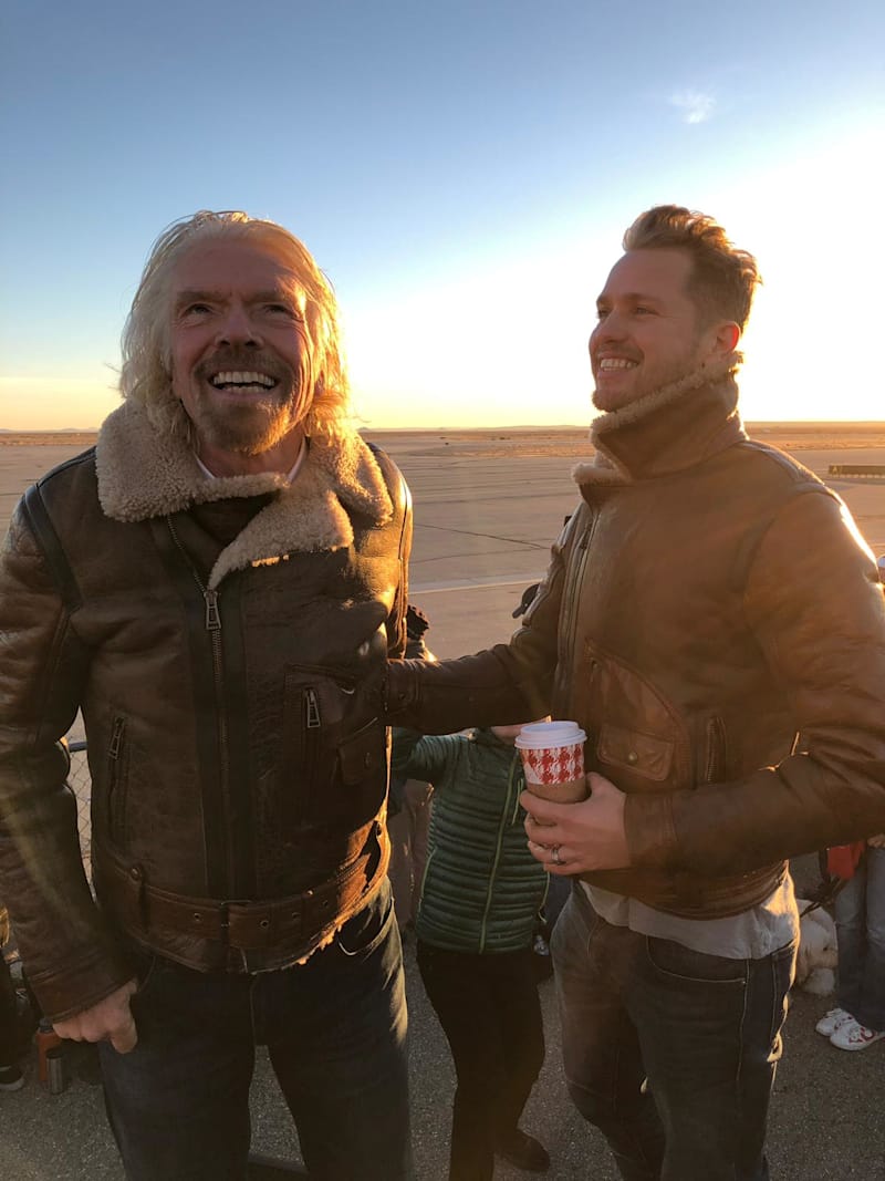 Richard Branson and Sam Branson