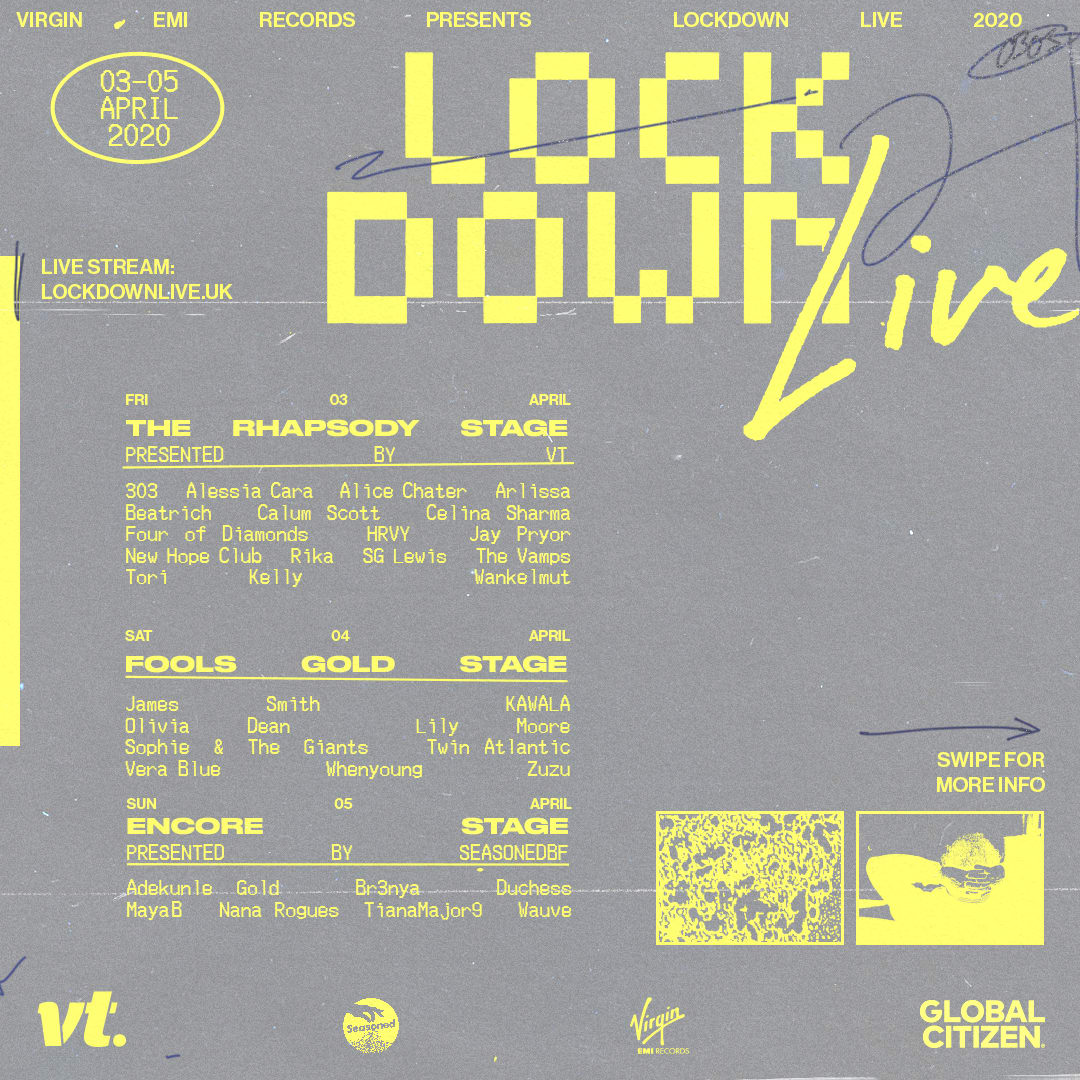 VIRGIN EMI - coronavirus virtual festival - lockdown live VIRGIN EMI - coronavirus virtual festival - lockdown live