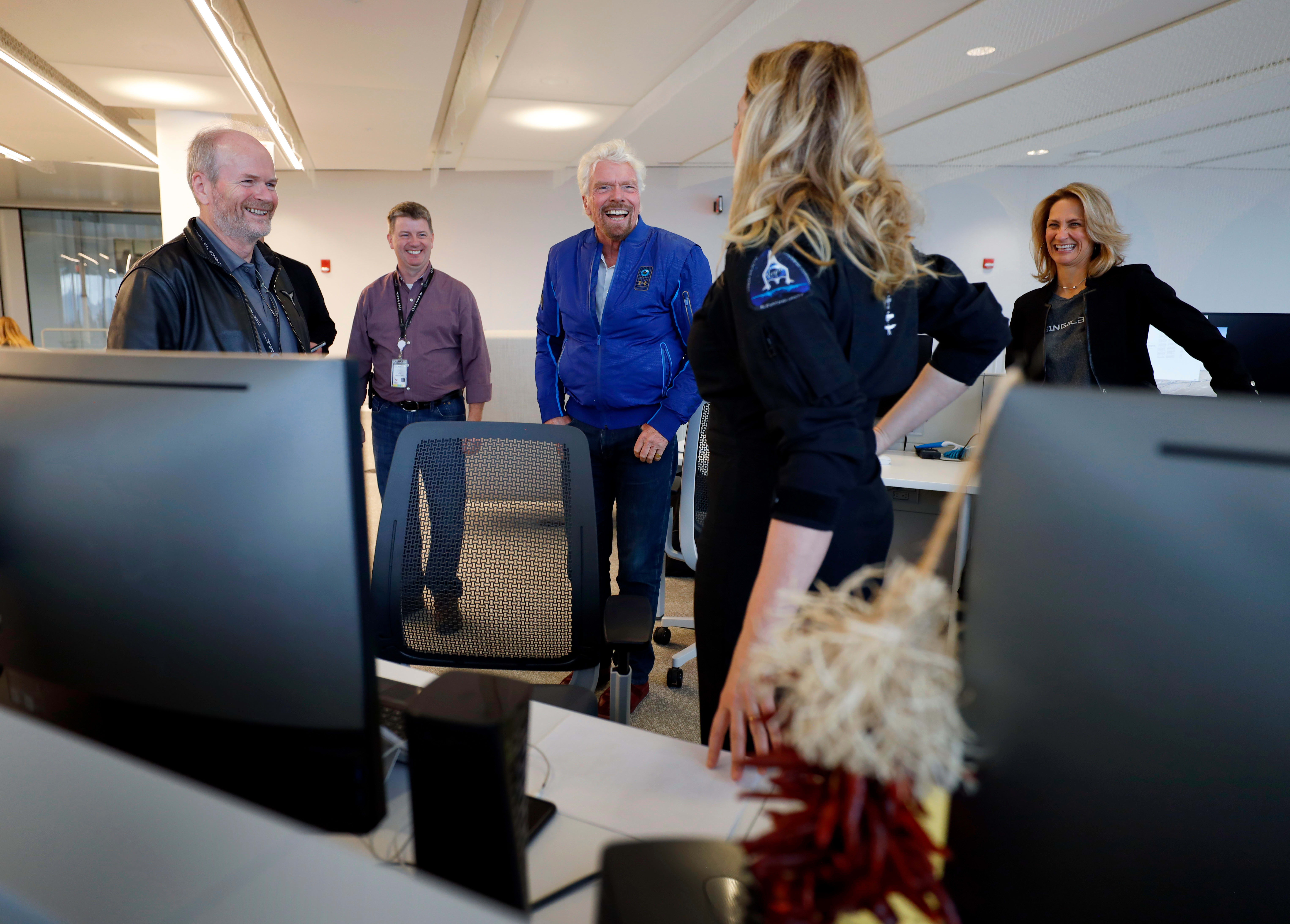 Richard Branson - Spaceport America - 2020 visit Richard Branson - Spaceport America - 2020 visit