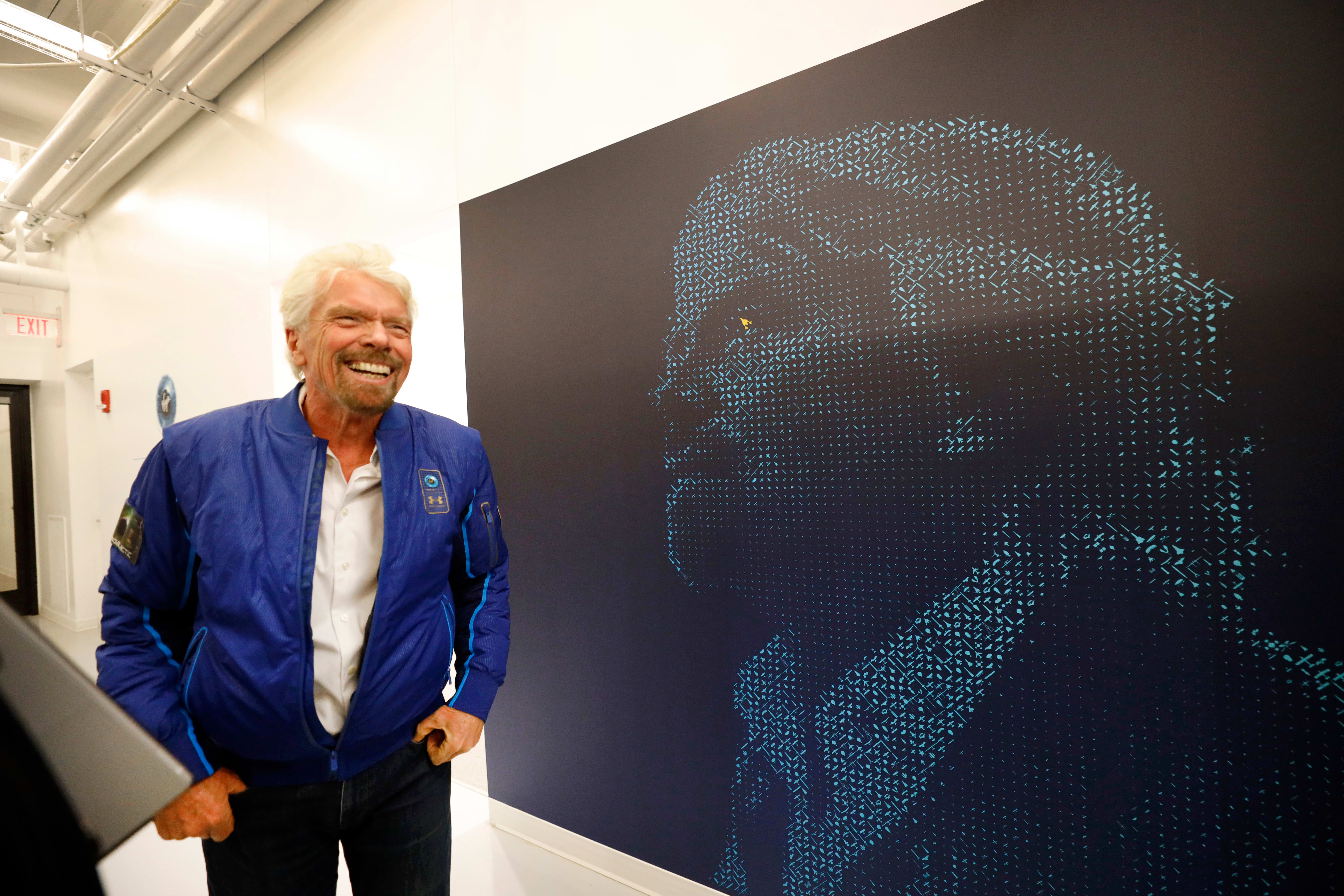 Richard Branson - Spaceport America - 2020 visit Richard Branson - Spaceport America - 2020 visit