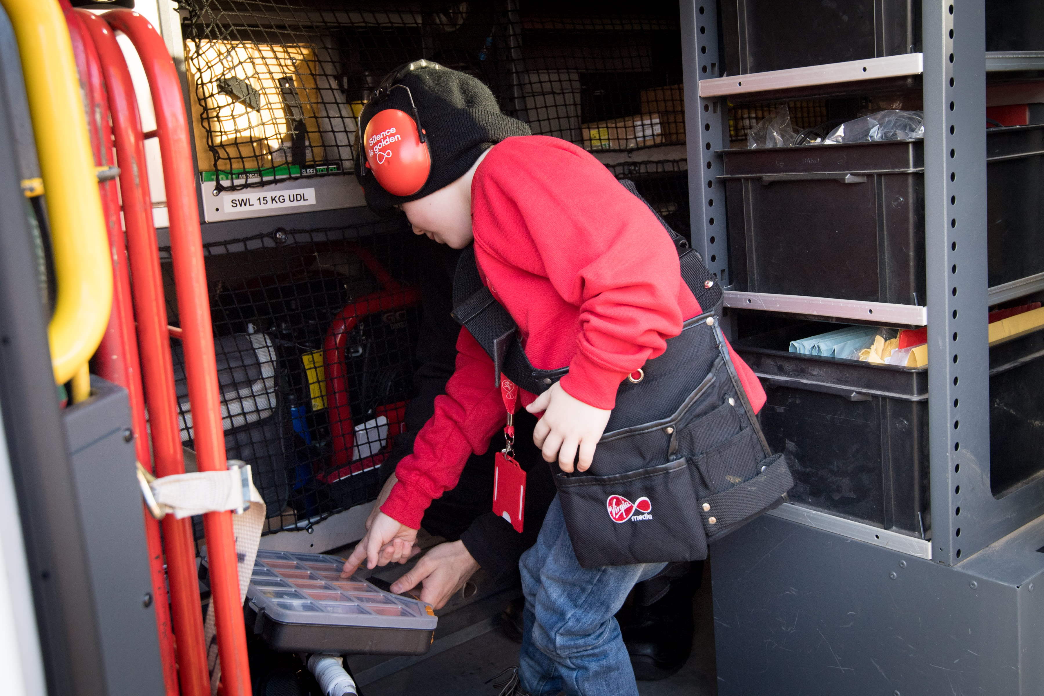 Preston has a go at being a 'Virgin Media man' Preston has a go at being a 'Virgin Media man'
