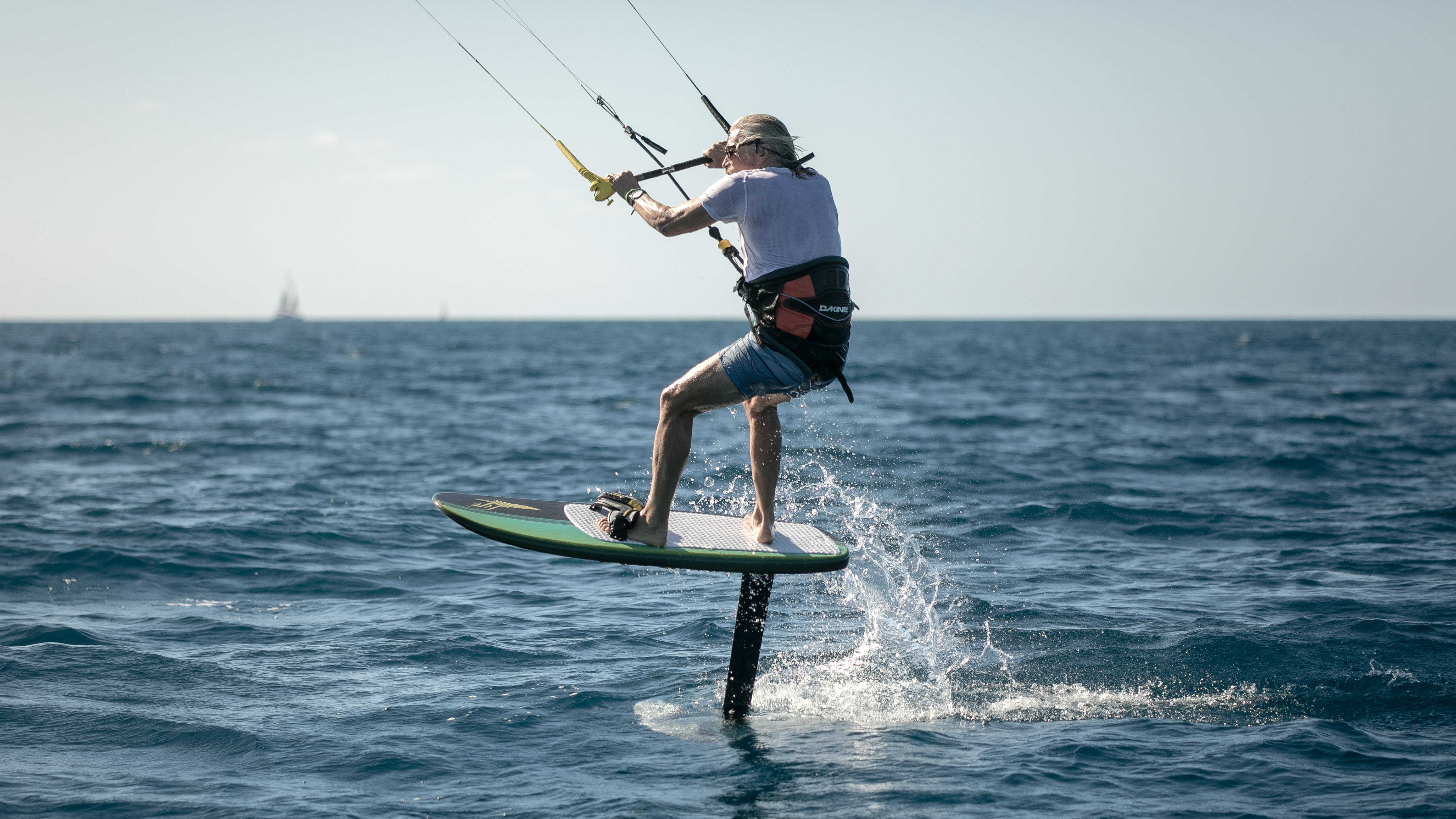 Richard Branson foilboarding Richard Branson foilboarding