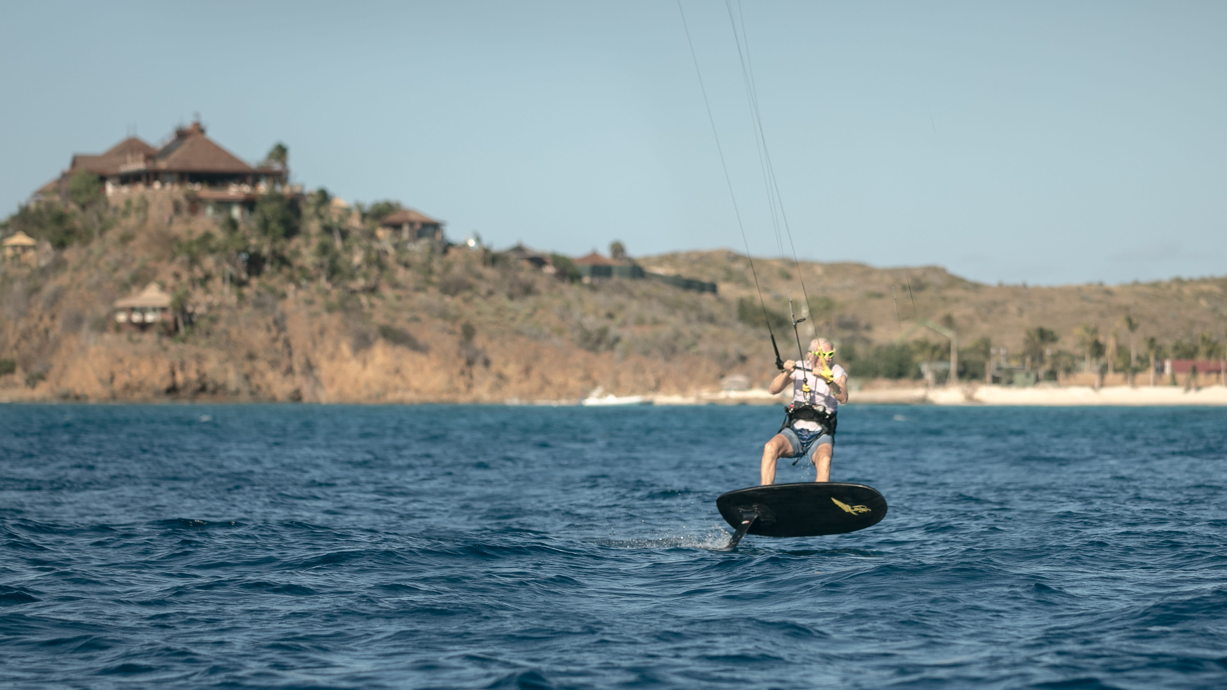 Richard Branson foilboarding Richard Branson foilboarding