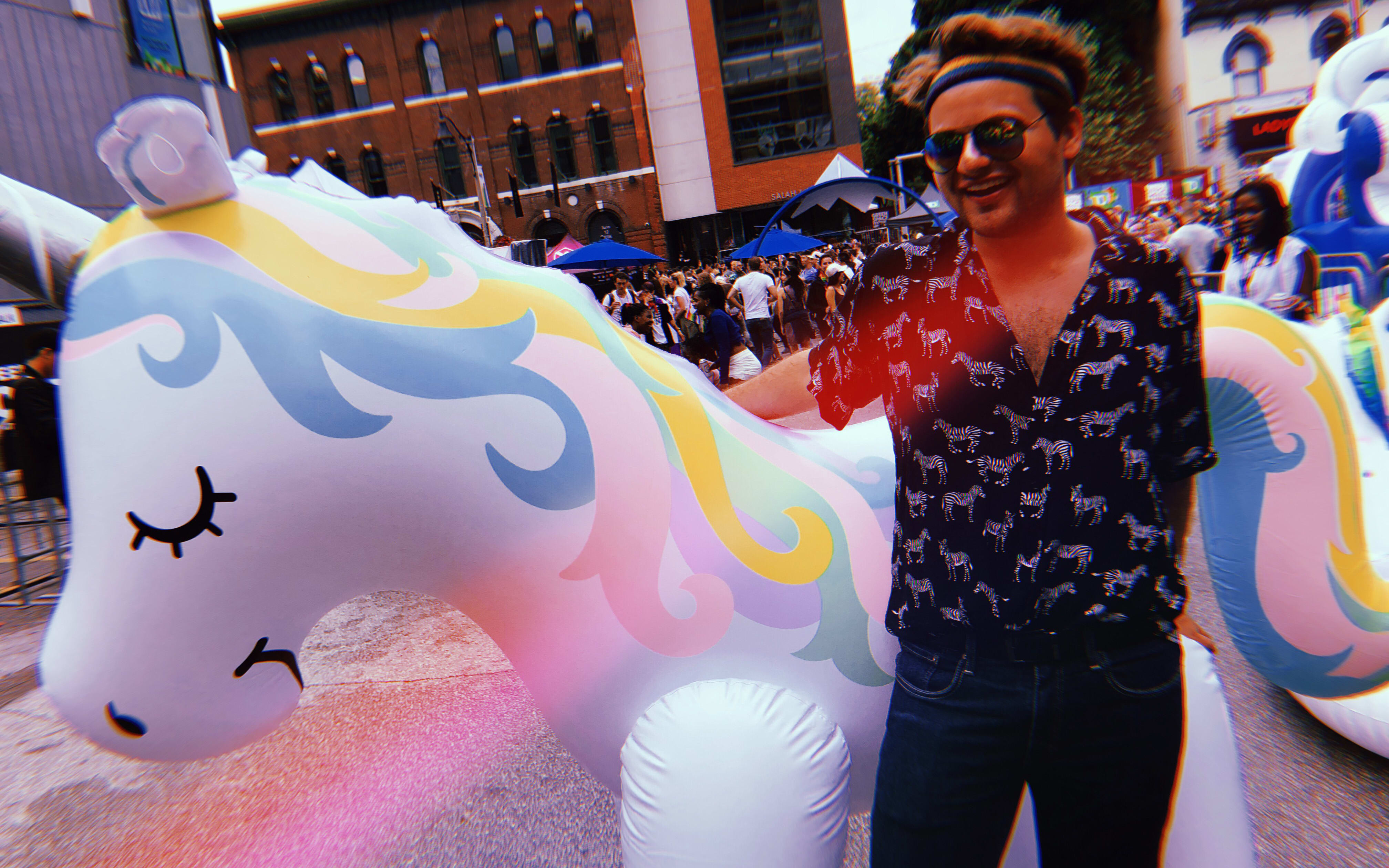 Noah Springer celebrating Pride Noah Springer celebrating Pride