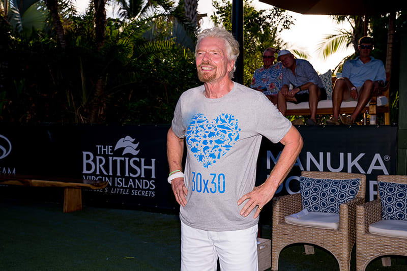 Richard Branson - Ocean Unite T-shirt - 30x30 Love Richard Branson - Ocean Unite T-shirt - 30x30 Love